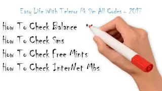Easy Life With Telenor Pk Sim All New Codes 2017 - Youtube