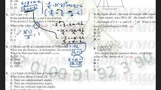 EST MATH JULY 2023 Mr.bayoumy حل محاوله شهر سبعه ايست مستر بيومي, q5 need angle 1& 2, q31 not accura