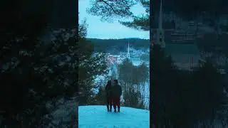 A Fairytale New England Winter Town #shorts