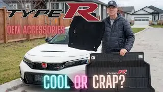 Обзор оригинальных аксессуаров для Honda Civic Type R 2024 года