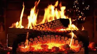 Cinematic Fireplace Ambience Live | Natural Crackling Fire Sounds