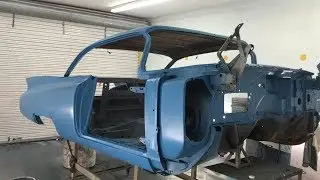 PAINTED! First part of the body restoration - 1960 Cadillac Coupe de Ville
