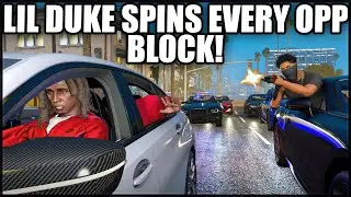 Lil Duke Spins Every Opp Block! | GTA RP | GrizzleyWorld Chiraq
