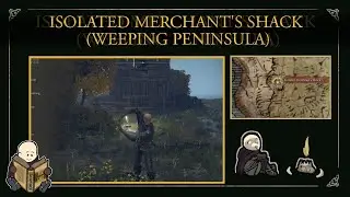 ELDEN RING&trade; Isolated Merchant's Shack (Weeping Peninsula) grace location