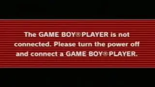 Gameboy Player Error Message: 