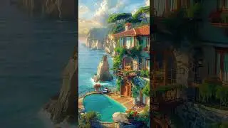 Relaxing Jazz Music by the Blue Sea - Morning Jazz Ballad with Ocean Waves for Relaxation or Working