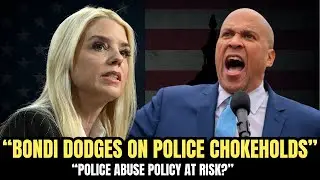 Cory Booker DEMANDS Answers: Bondi Dodges on DOJ Chokehold Ban