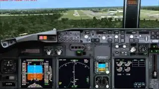 FSX Landing at KRDU Raleigh/Durham