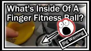 What's Inside Of A Finger Fitness Or Stress Ball And What Happens When It's Leaking?