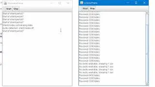Distributing voice from microphone over network to connected clients