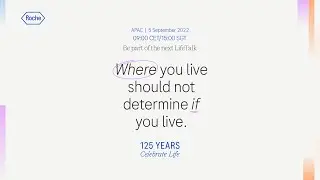 Where you live should not determine if you live - A LifeTalks Event by Roche