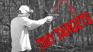Shooting Tiny Target Out of The Air - Trick Shots