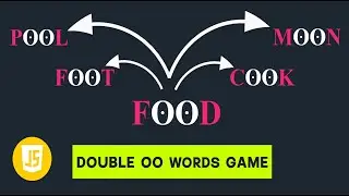 Double OO Words Game Using HTML CSS & Javascript | Javascript Game