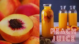 Peach Juice | Healthy Juice | Fresh Peach Juice Recipe | Summer Drink Ideas By Some Salty