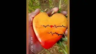 satisfying and relaxing clay heart 💖