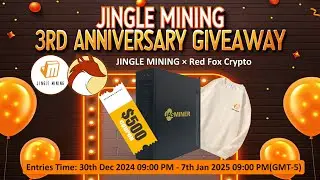 JINGLE MINING feat. RED FOX CRYPTO 3RD ANNIVERSARY GIVEAWAY