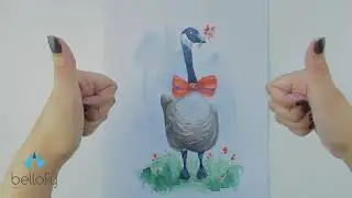 Elegant Duck! Watercolor Painting  - Bellofy Watercolor Paper