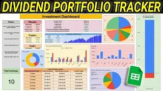 The Best Dividend Portfolio Tracker! (Google Sheets Portfolio Tracking)