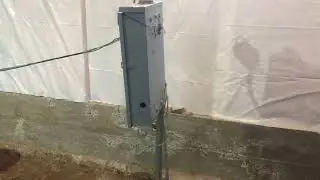 Preparing for Plumbing and Electrical in Pumphouse