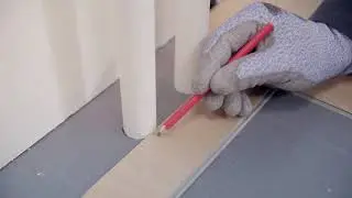 [Tuto pose] Lames et dalles vinyles autour d'un tuyau