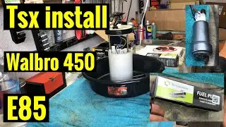 Acura Tsx Walbro 450 Install
