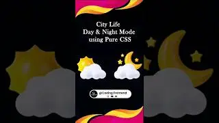 Dark & Light Mode using CSS 