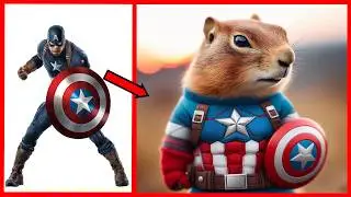 AVENGERS But PRAIRIE DOG 🔥 All Heroes (marvel & DC) 2024💥 Marvel DC Reforms
