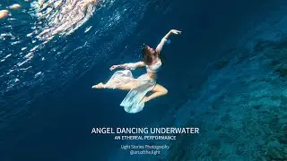ANGEL DANCING UNDERWATER - Mermaid  Performance - Amanati x Roniit Prayer #freediving #sea #dance