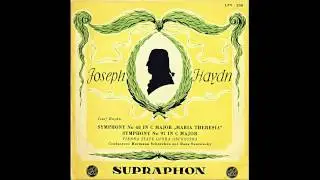 Haydn: Symphony No. 48 'Maria Theresia', Hermann Scherchen, Vienna 1951