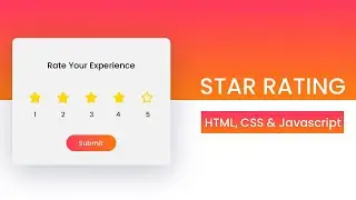 Star Rating | HTML, CSS & Javascript