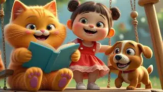 Cat and Dog Song for Kids | Meow & Woof Fun Animal Nursery Rhymes for Kids