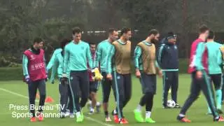 Chelsea Training Session pre Champions League