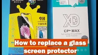 How to Replace a Tempered Glass Screen Protector on a Huawei Mate 20 X