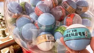 Japanese Folk Toys Spiral Capsule Machine Gashapon
