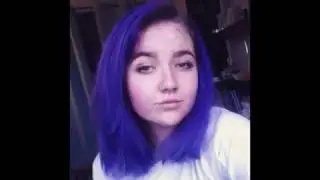 Dying my hair purple// with violet from directions,// reupload
