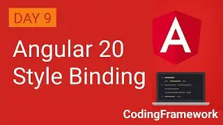 Angular 20 Tutorial Day 9 | Style Binding Explained with Examples