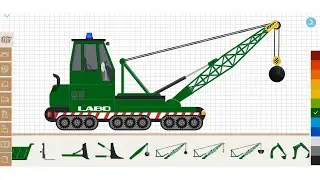 Building a Wrecking Ball Truck In Labo Construction Truck