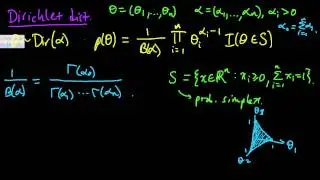 (ML 7.7.A1) Dirichlet distribution