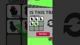 I traded 5 high tiers for this? | Adopt me | #shorts