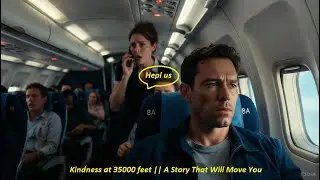 Kindness at 35000  A Story that will move you