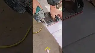 Convenient auxiliary tool for chamfering ceramic tiles with an angle grinder 🛠️🧱🔨
