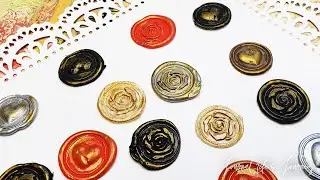 DIY Wax Seal Alternative with Hot Glue and Acrylic Paint