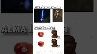Alma ilə Newton vs Alma ilə Mən #shorts