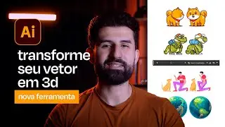 TurnTable | Nova ferramenta do Illustrator que transforma seu vetor em 3D