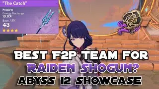 Best F2P Team for Raiden Shogun! C0 Baal National Team Abyss 12 Showcase | Genshin Impact