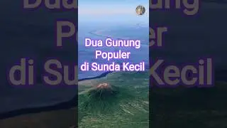 Ini Dua Gunung Berapi Populer di Kepulauan Sunda Kecil #shorts #gunungrinjani #gunungagung #lombok