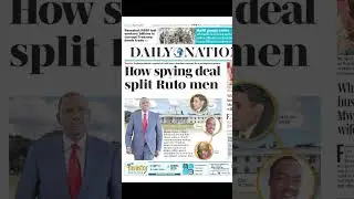 Government slams Daily Nation newspaper.  #ruto #kenya #youtubeshorts #shorts #newspaper