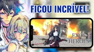 SAIU NA PLAY STORE! NOVO RPG INCR&Iacute;VEL | EXOS HEROES GLOBAL | GAMEPLAY + TIER LIST MELHORES UNIDADES
