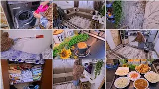 اول روتين 🏡الخميس في السنه 🧡الجديده 2026✨🌙لحقت🪣🫧نفسي في ساعة⏰زمن قلبت البيت💪وانجزت كل مهام بيتي 