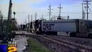 Villa Park Illinois Central Train vs Truck